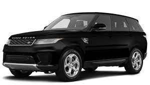 A black Range Rover HSE is shown on a white background.