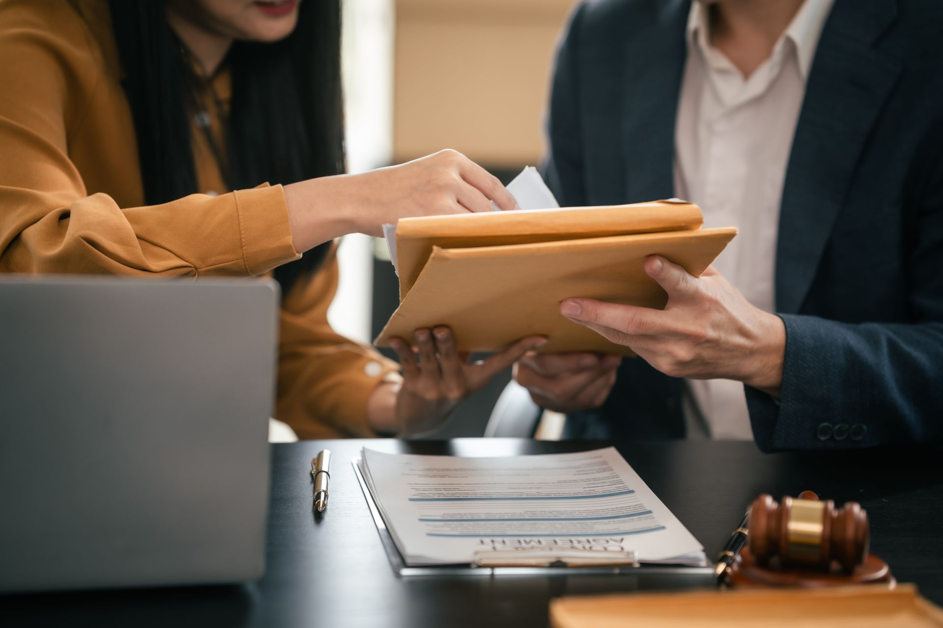 Checking the loan documents