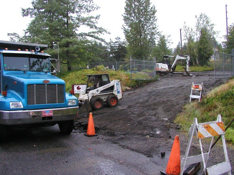 Paving trucks — Commercial paving in Clackamas, OR