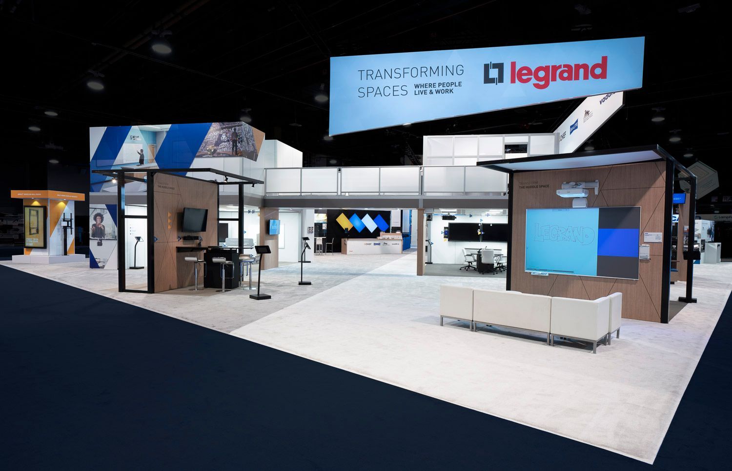 Custom Exhibit for Legrand at InfoComm