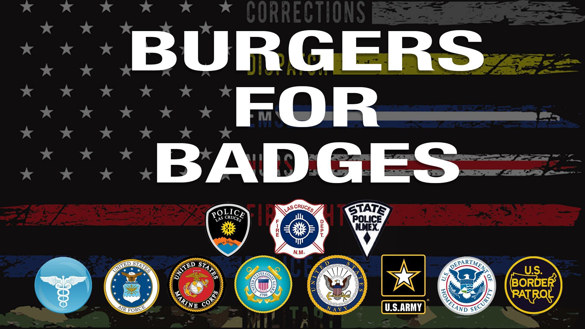 Burgers for Badges event in Las Cruces, NM