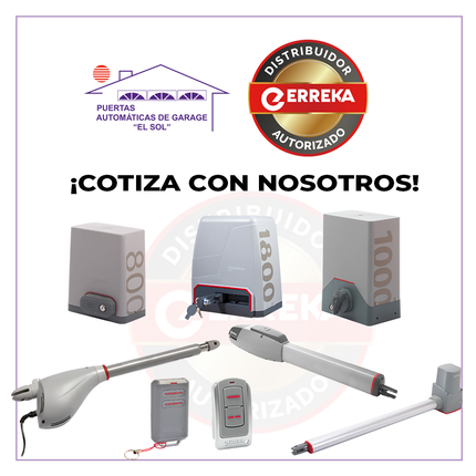 Puertas Automáticas de Garage El Sol - Envíos foráneos