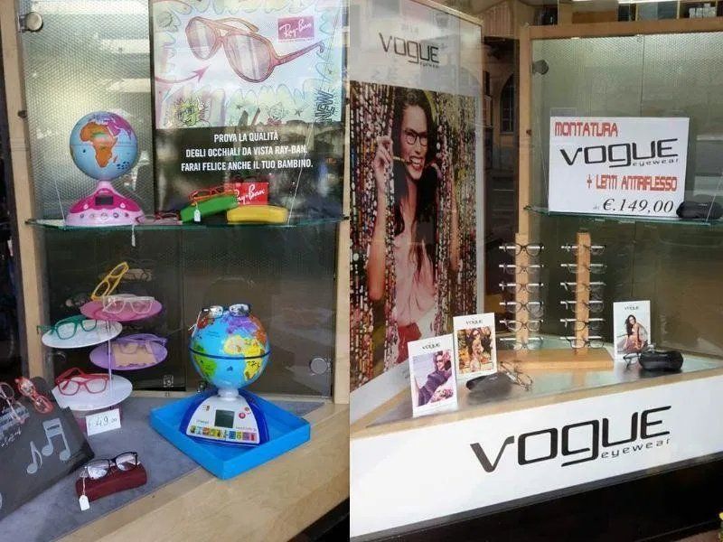 ottica in esposizione