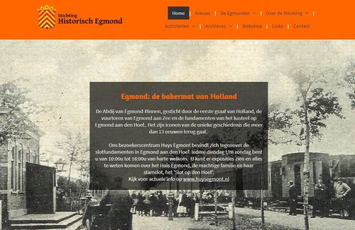Website Stichting Historisch Egmond