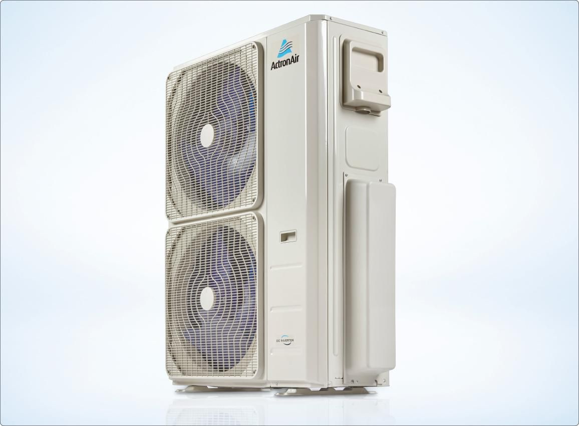 A White Air Conditioner is Sitting on a White Surface — AJM's Air Conditioning Centre in Lismore, NSW