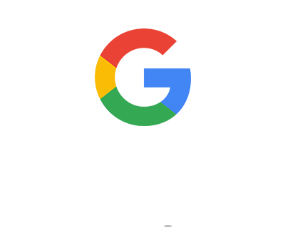 Google logo: A multi-colored 