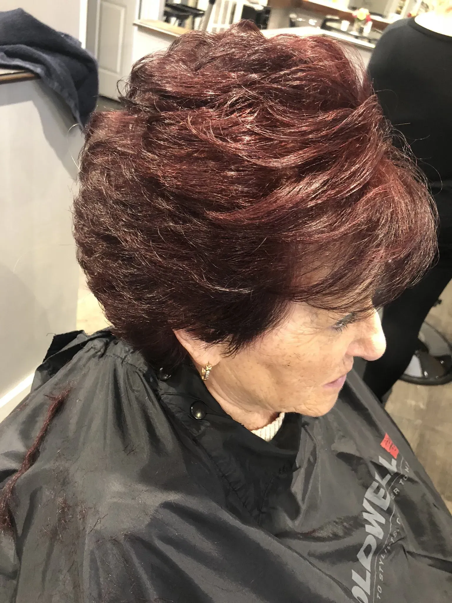 Old Woman with Short Hair — Oceanside, NY — Colori Bella Hair Studio