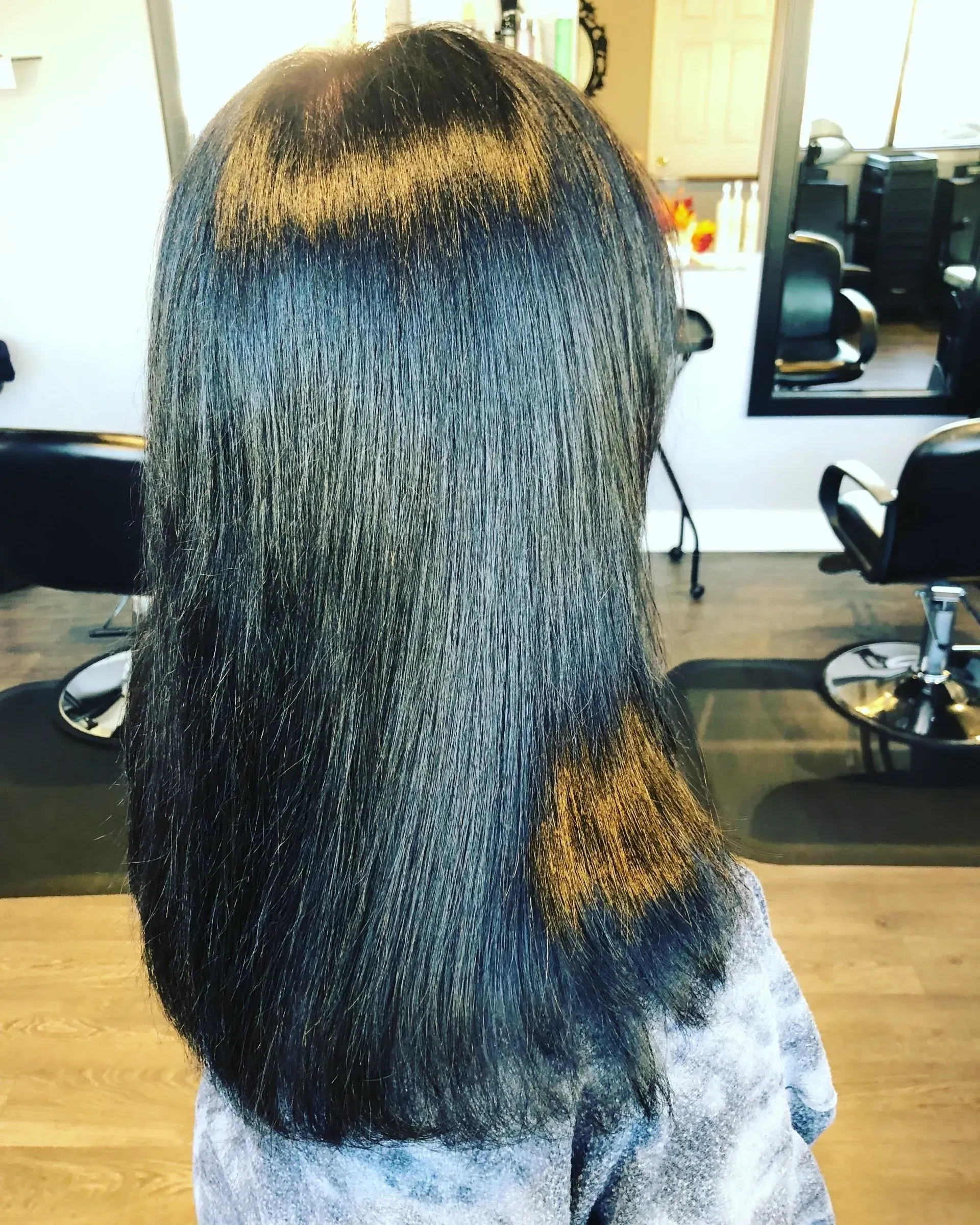 Woman with Black and Straight Hair — Oceanside, NY — Colori Bella Hair Studio