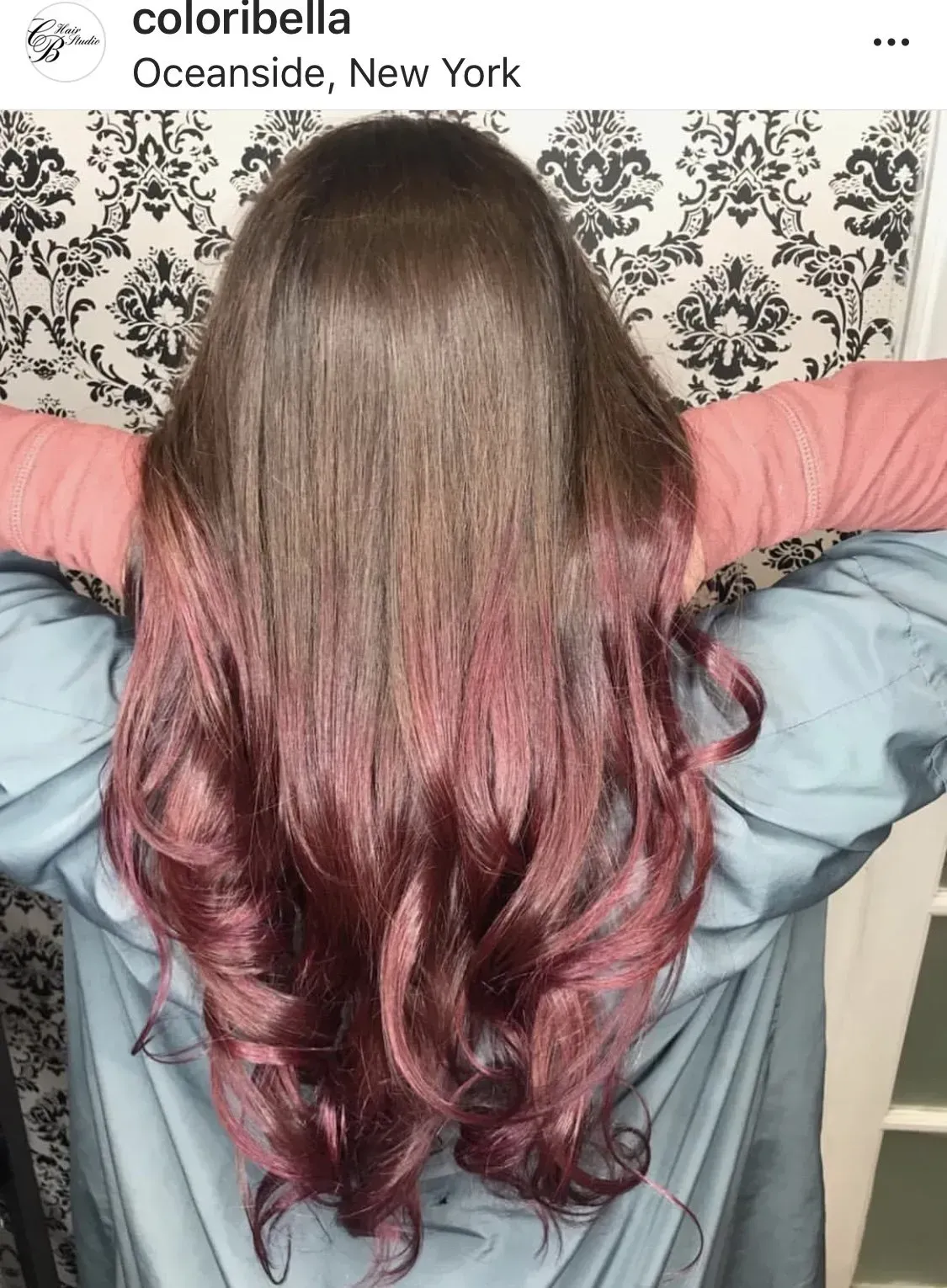 Rose Gold Highlights for Brown Hair — Oceanside, NY — Colori Bella Hair Studio
