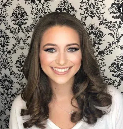 Woman Wearing Makeup — Oceanside, NY — Colori Bella Hair Studio