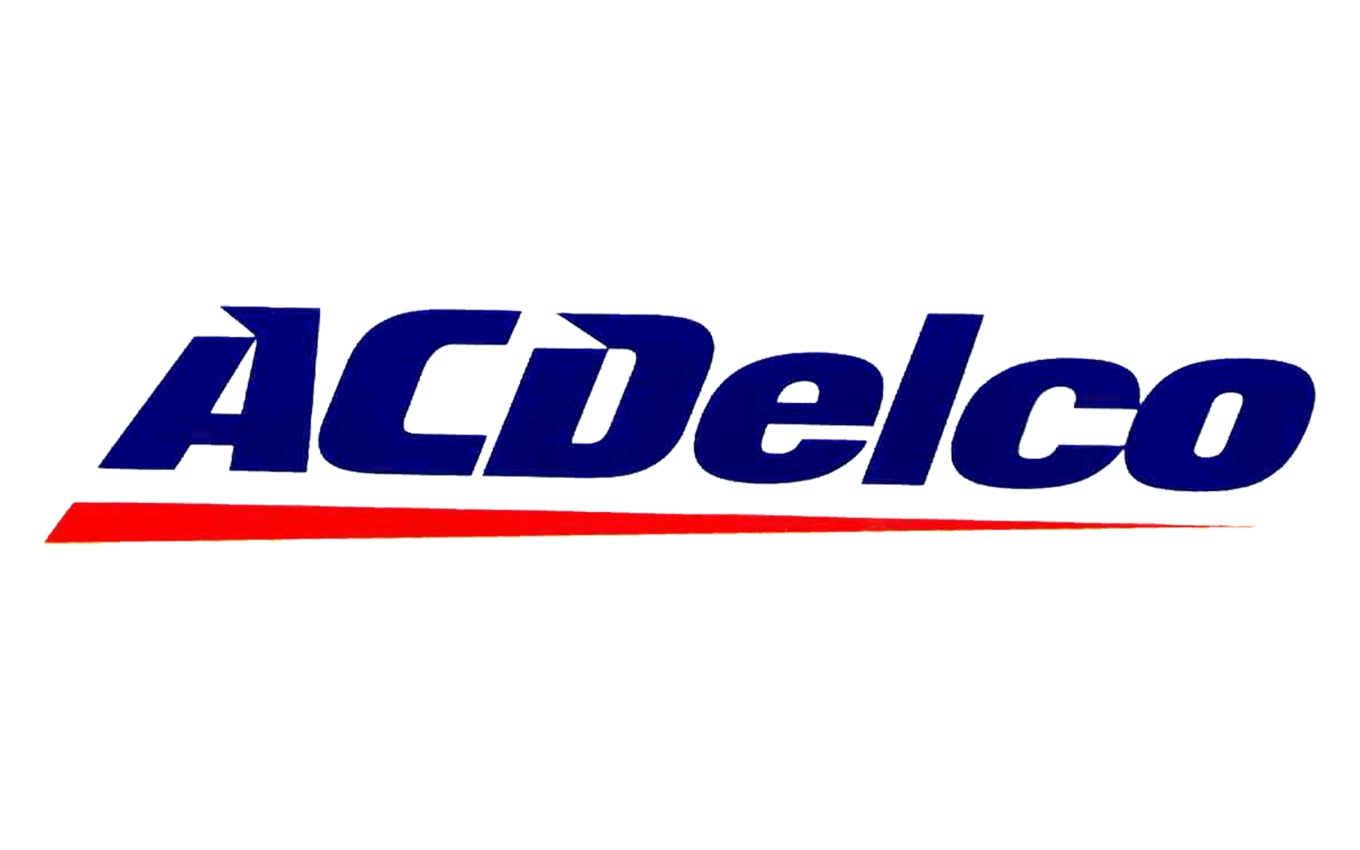 The acdelco logo is blue and red on a white background.
