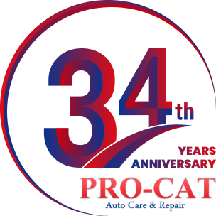 34th Anniversary | PRO-CAT Auto Care & Repair in Toms River