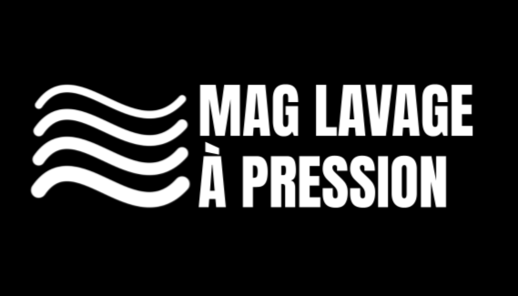 Un logo pour mag lavage et perfection est affiché sur un fond blanc.
