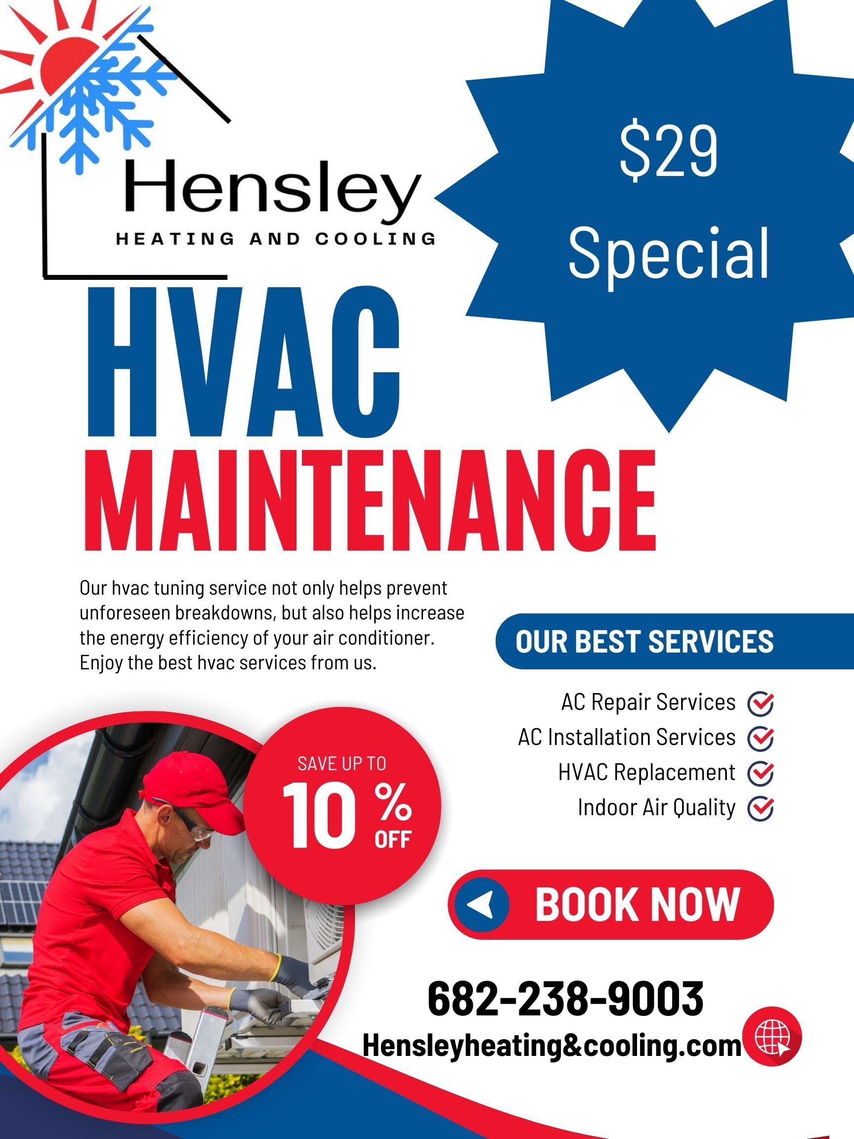 HVAC maintenance special