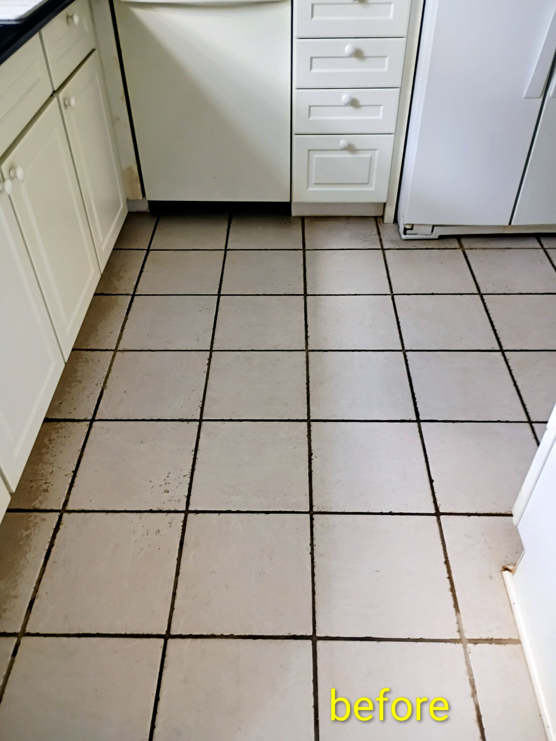 Before - Carpet cleaning.