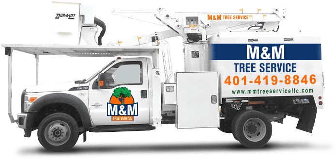 M&M Tree Service LLC Bucket Truck PNG