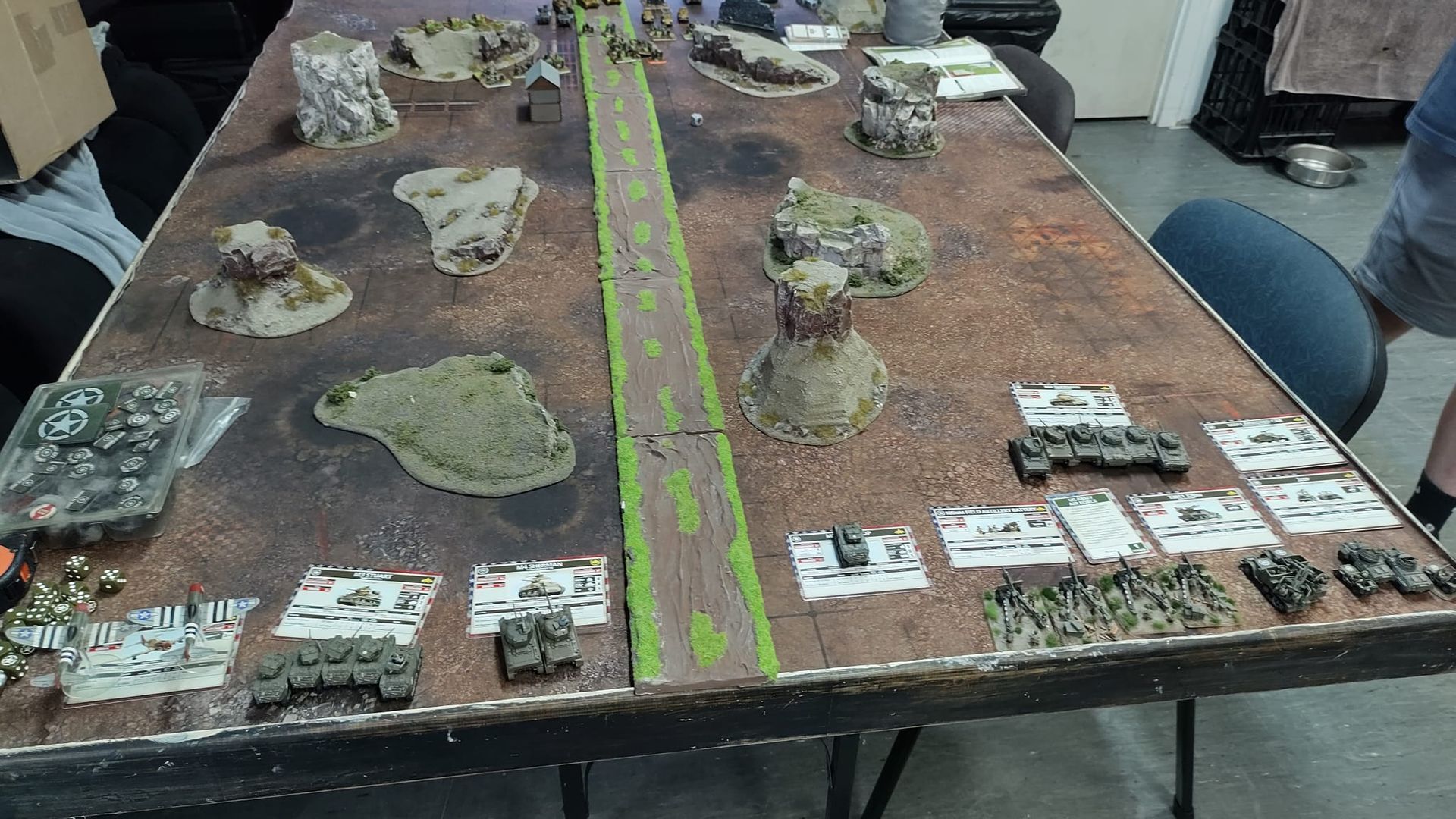 A Tabletop Wargame in Progress — Grim Gaming & Hobbies in Bundaberg Central, QLD