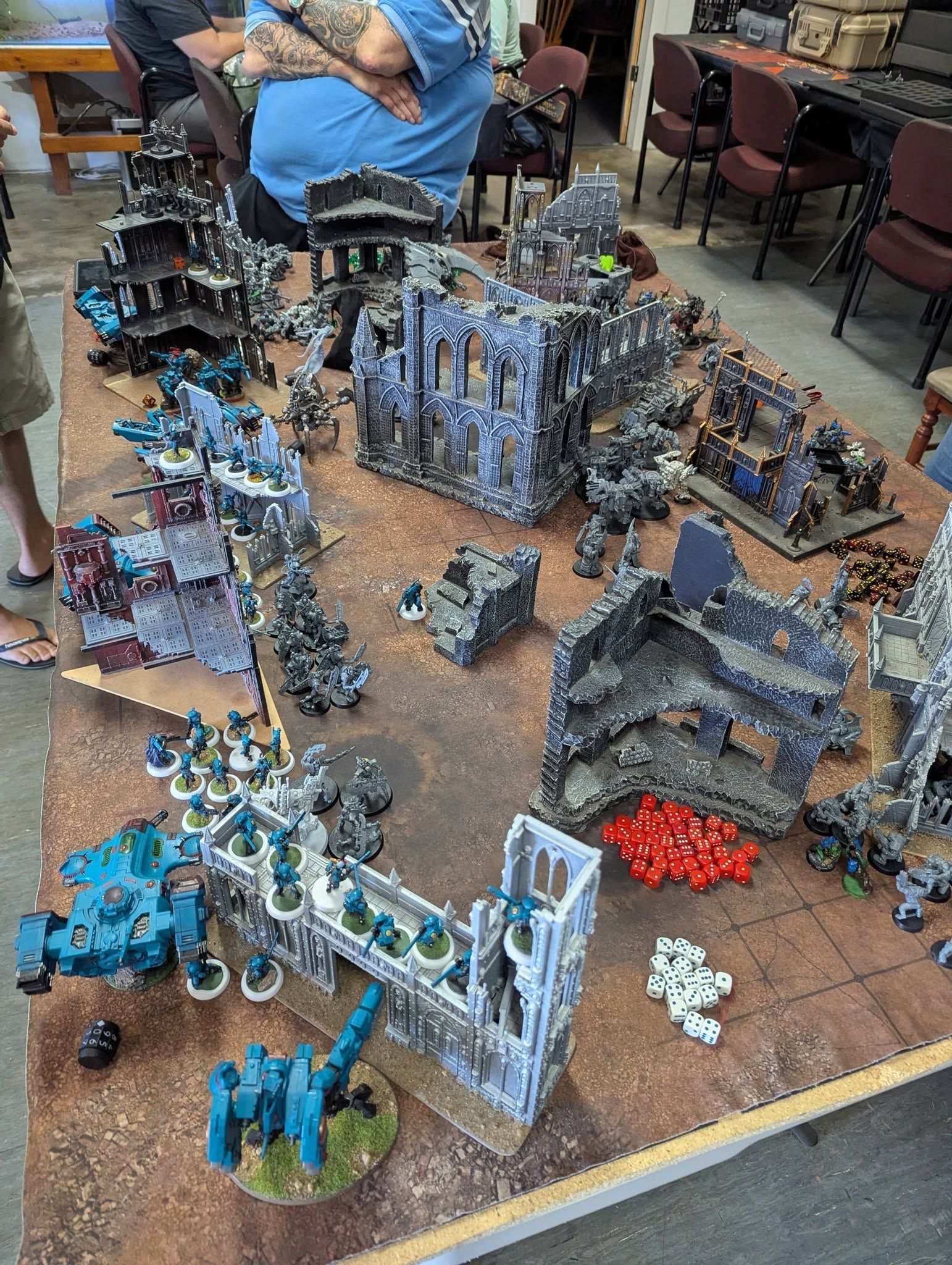 War-Game Table With Miniature Figures — Grim Gaming & Hobbies in Bundaberg Central, QLD