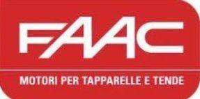 Logo FAAC motori per tapparelle e tende