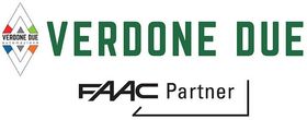 The logo for verdone due is a faac partner