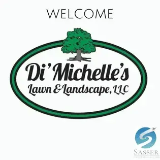 A logo for di michelle 's lawn and landscape llc