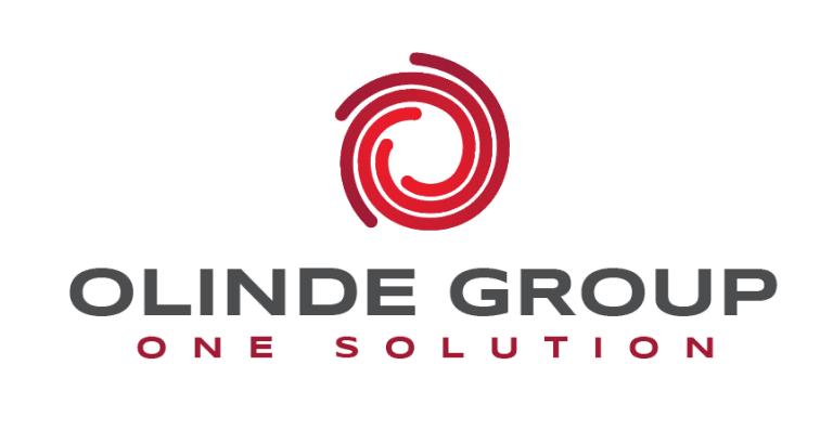 A logo for a company called olinde group one solution