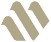 Beige, stylized letter 