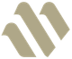 Beige, stylized letter 