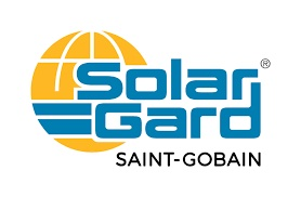 A Solar Gard Saint Gobain logo on a white background