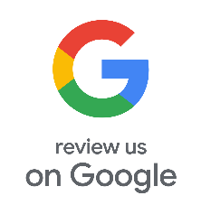 A Google logo that says review us on Google