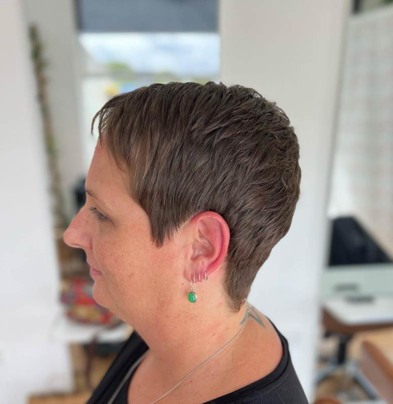 Short Pixie Hair Cut — Hairdresser Services In Orange, NSW