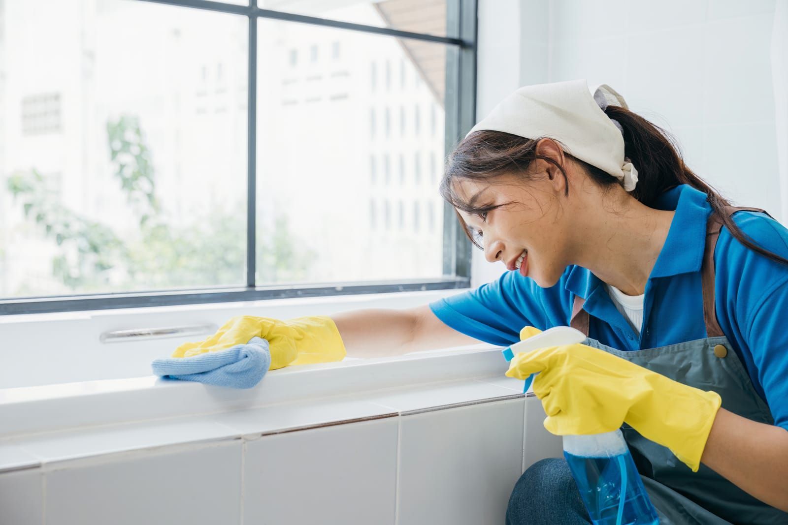 Professional janitorial team ensuring a spotless Kentucky office environment