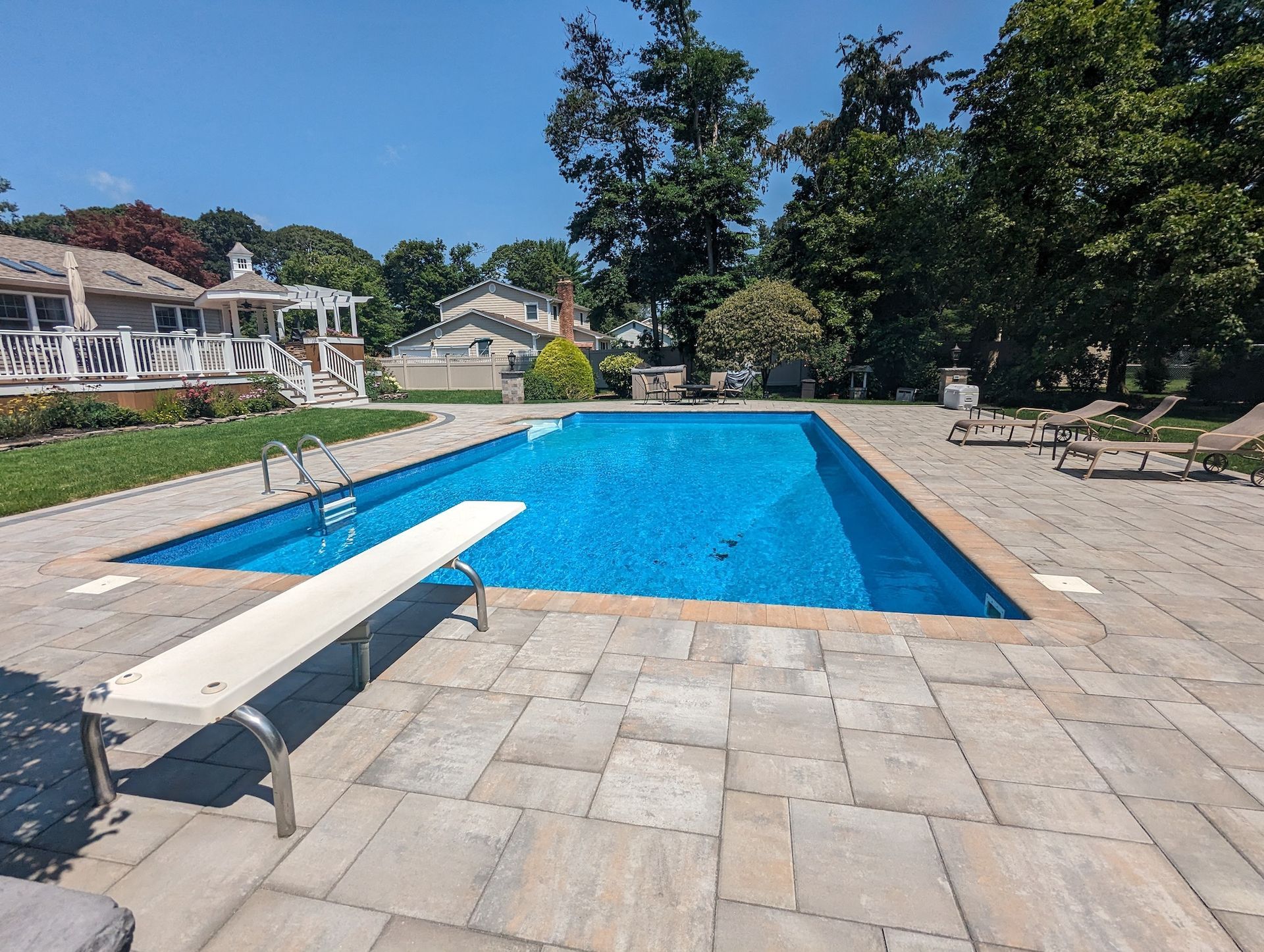 residential pool decking installation