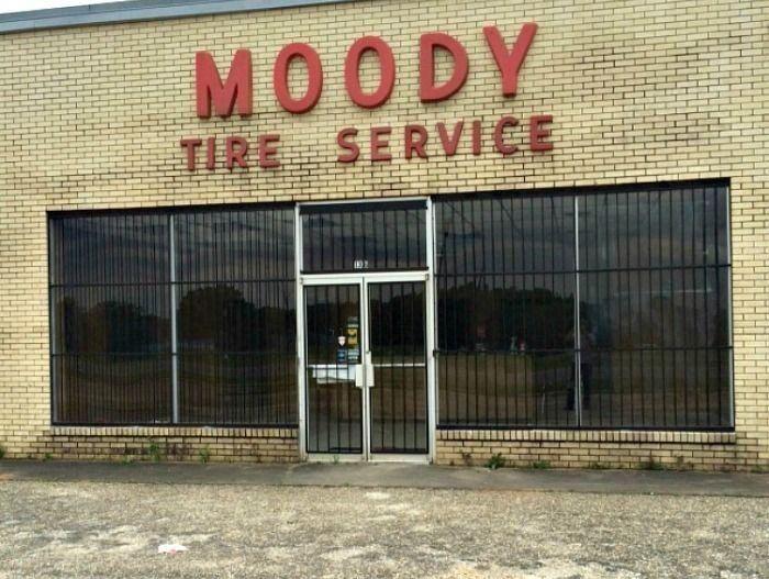 security burglar bars on storefront