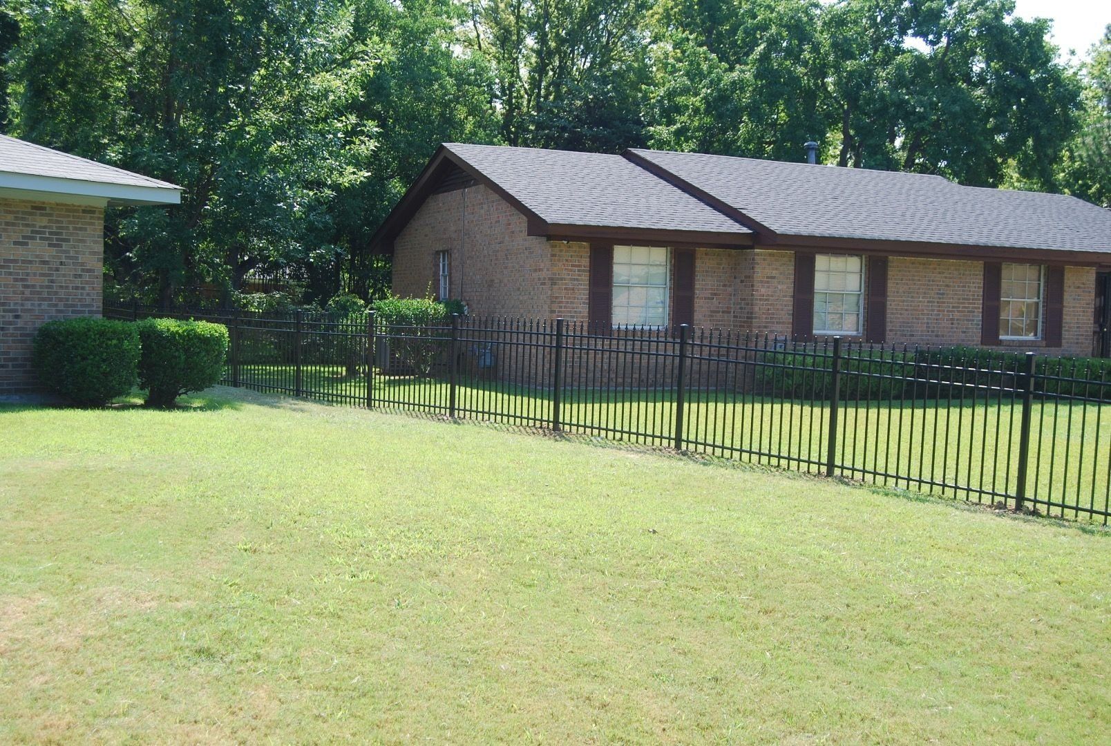 black security fence