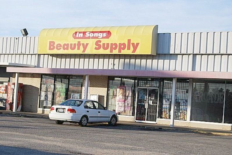 security burglar bars on storefront