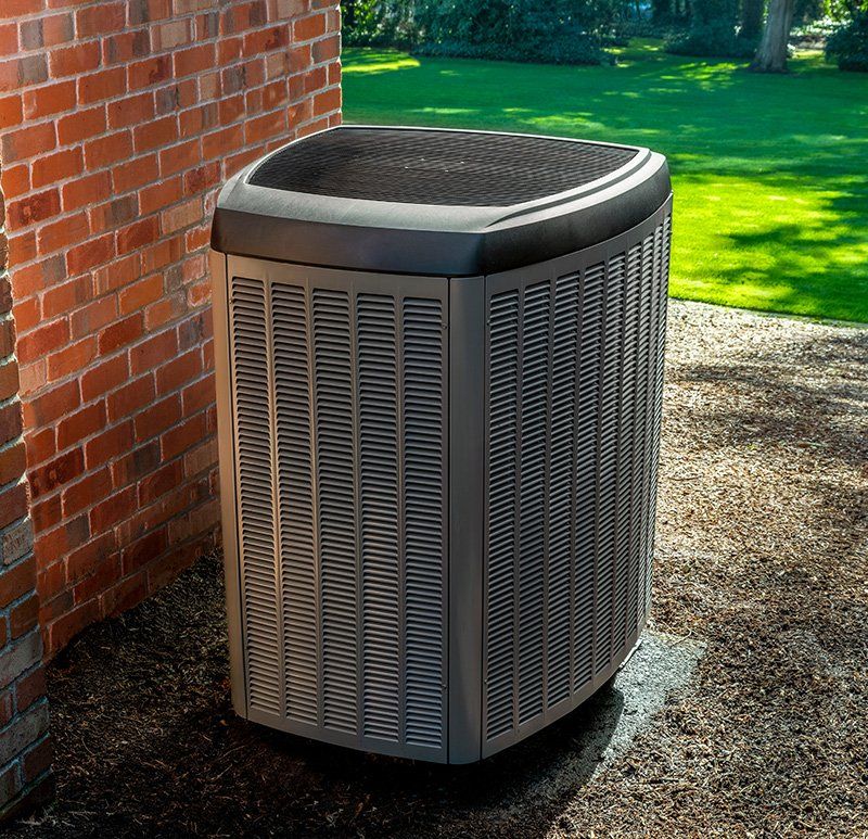 HVAC outside the house