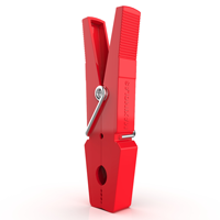 Maximolas Portuguese traditional clothespeg in red plastic. #maximolas, #clothespin, #laundry, #madeinportugal