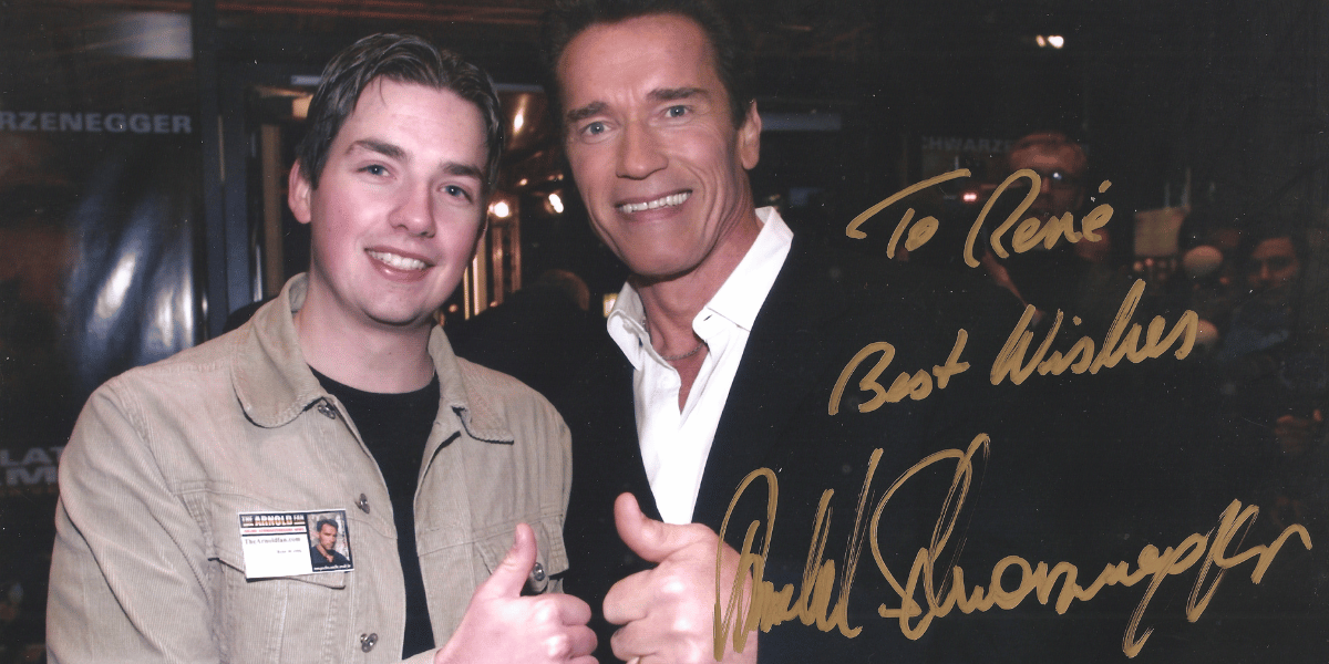 René de Jong & Arnold Schwarzenegger