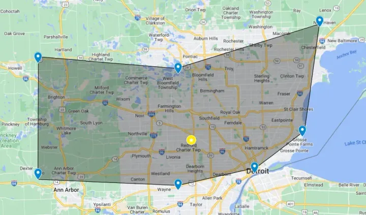 Service Areas