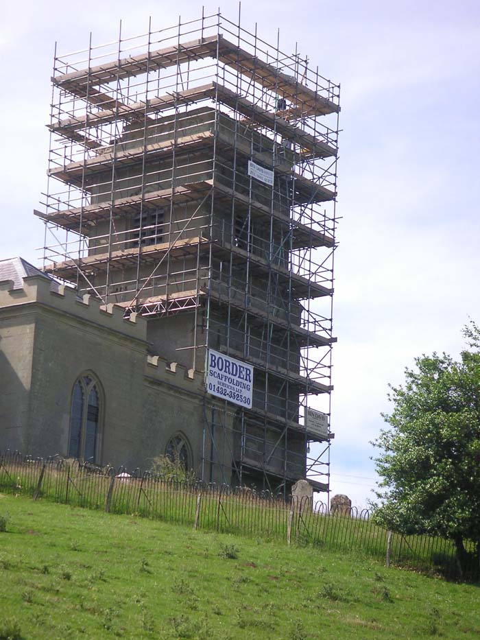 new building scaffolding