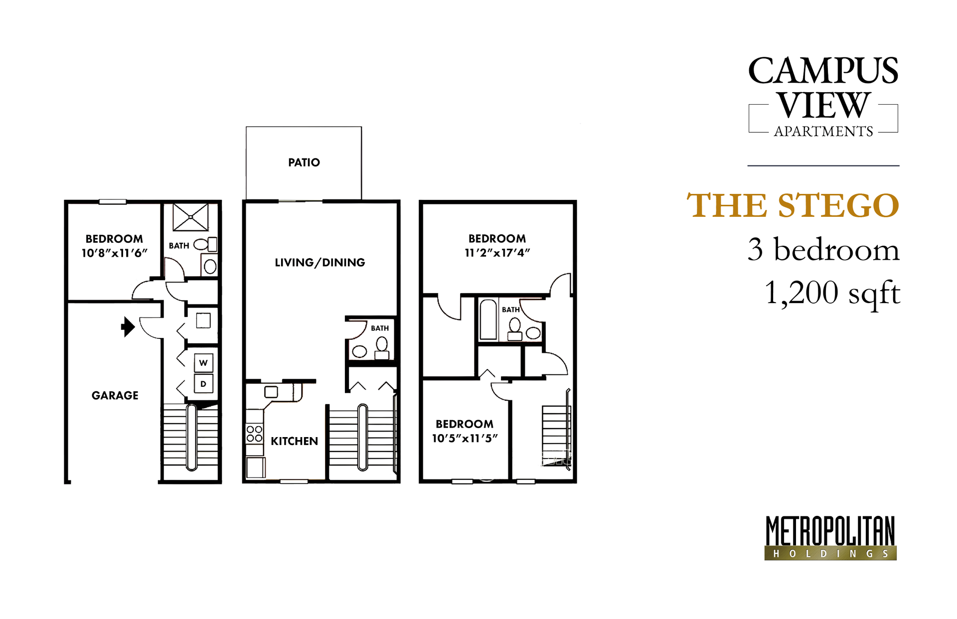 Campus View Apartments 1 & 2 Bedroom Rentals NKU
