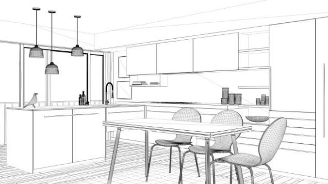 progetto per la realizzazione di una cucina