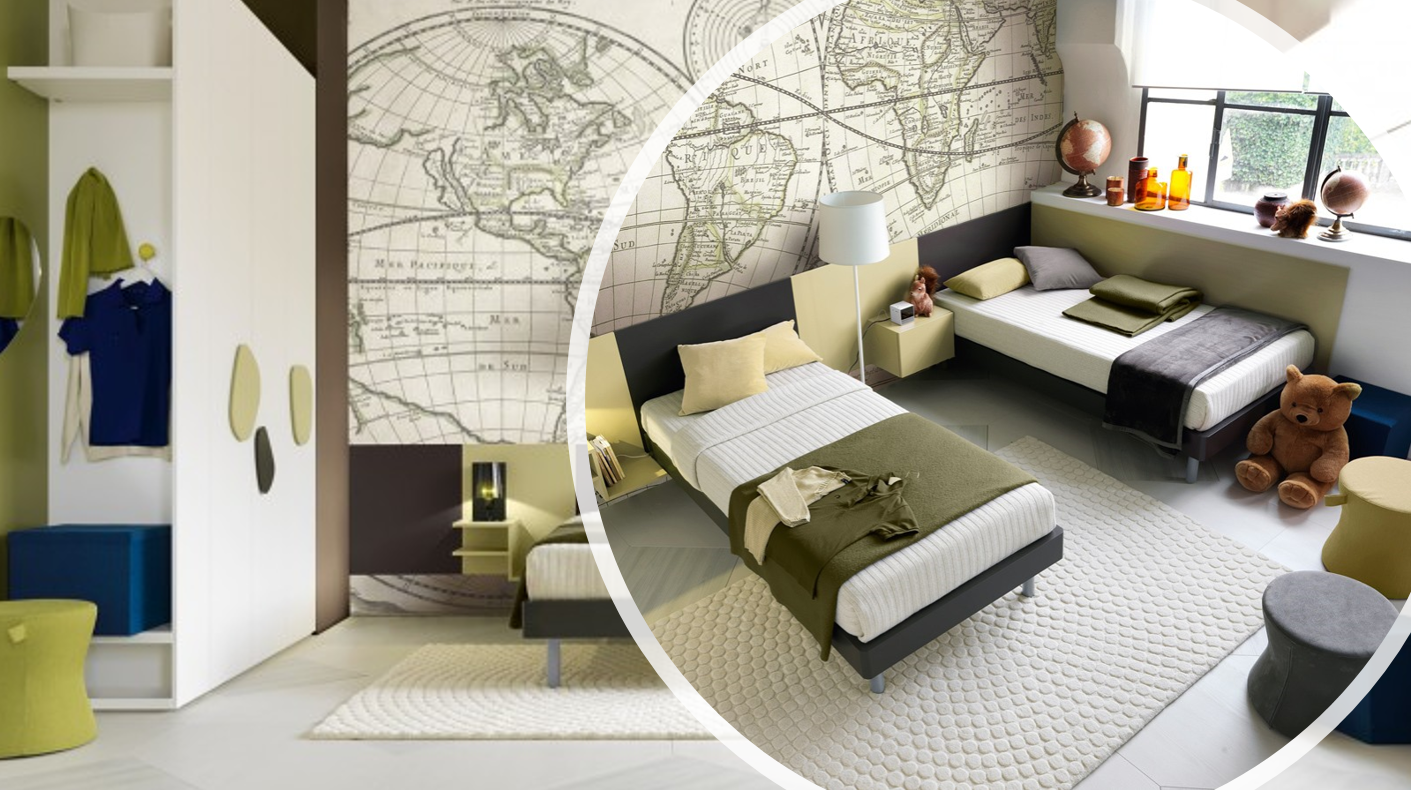 cameretta con letti singoli