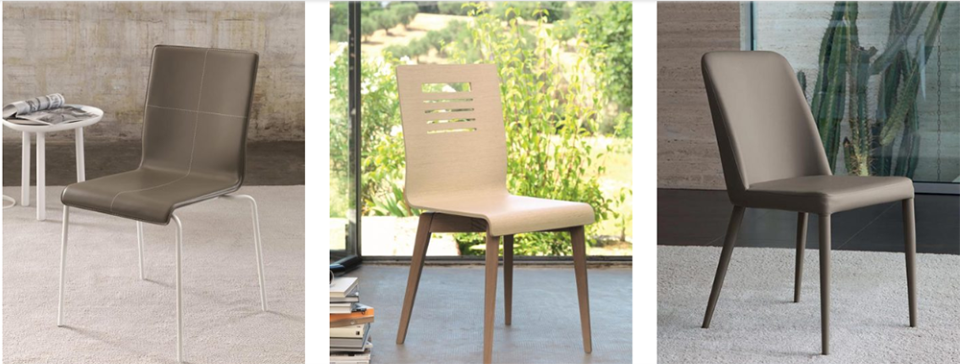 sedie per ambienti dallo stile moderno