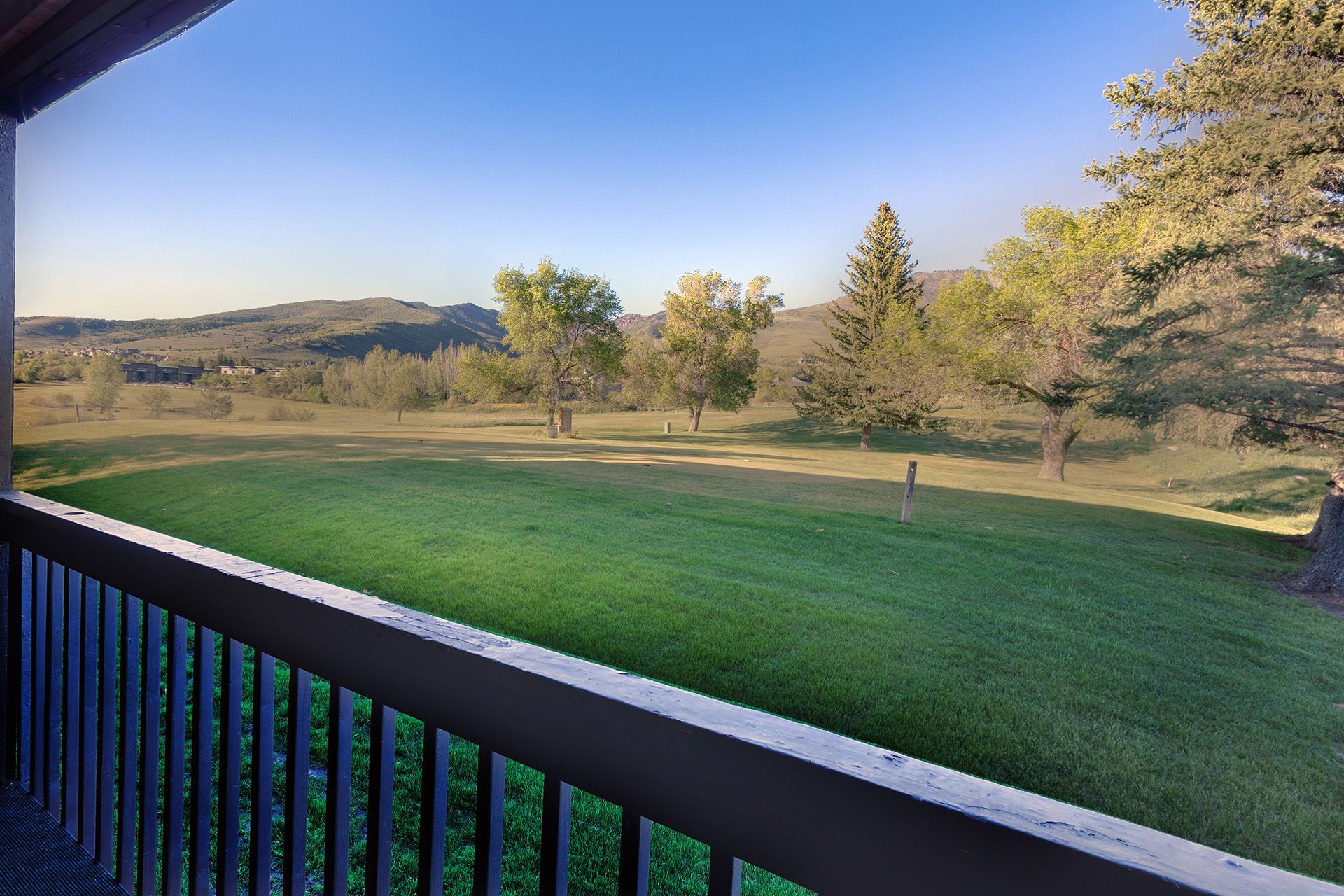 A view of the Wolf Creek Golf Course from your private balcony