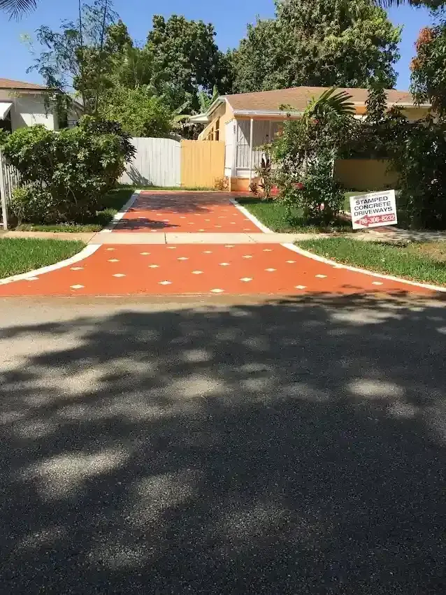 New driveway installation in Frisco