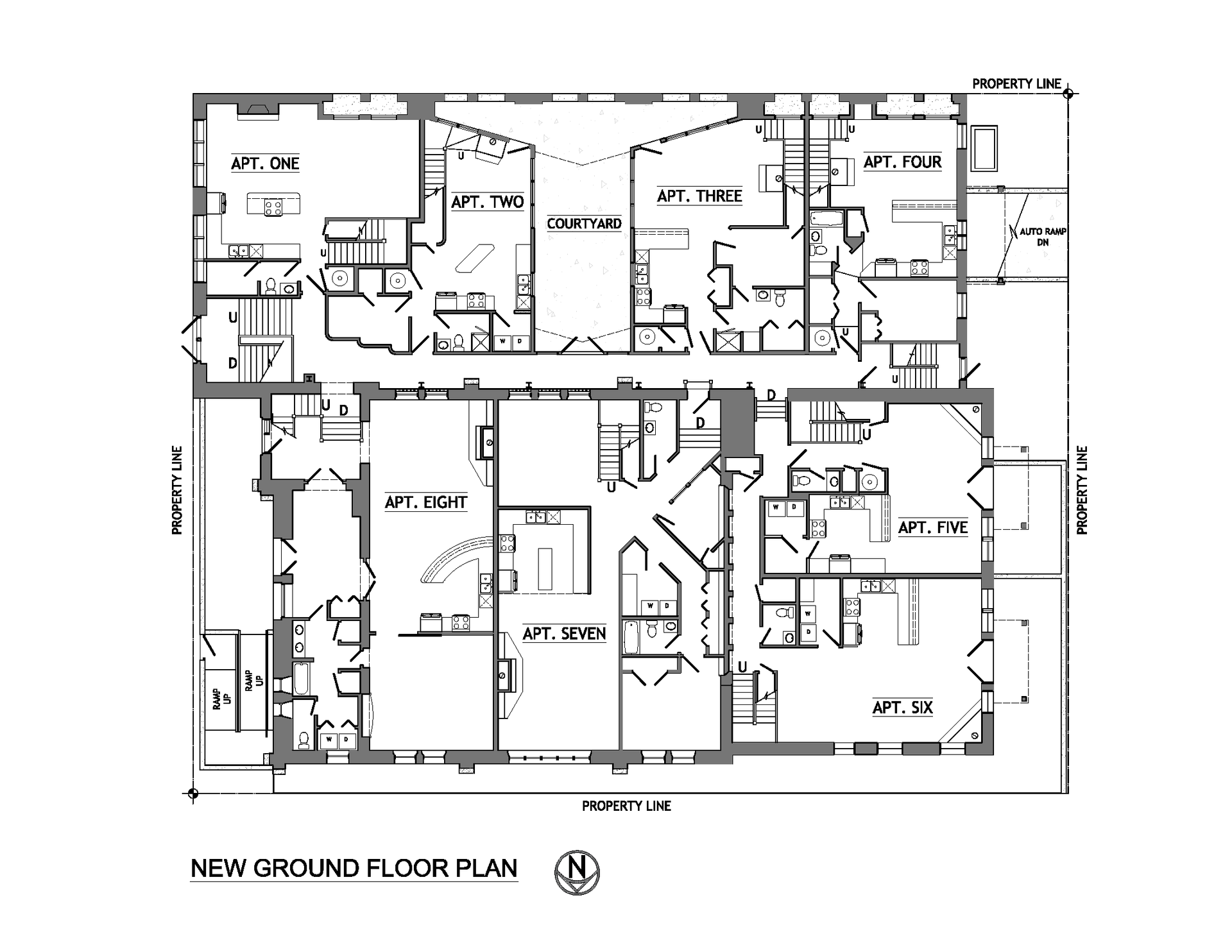 Bell Tower Lofts - Multi-family architecture and design - design plans