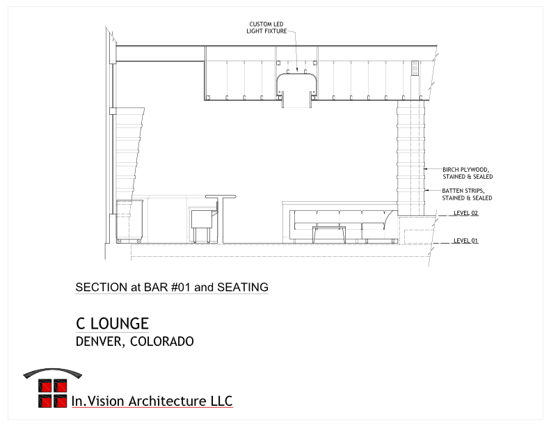 C Lounge Denver - Hospitality architecture design plans