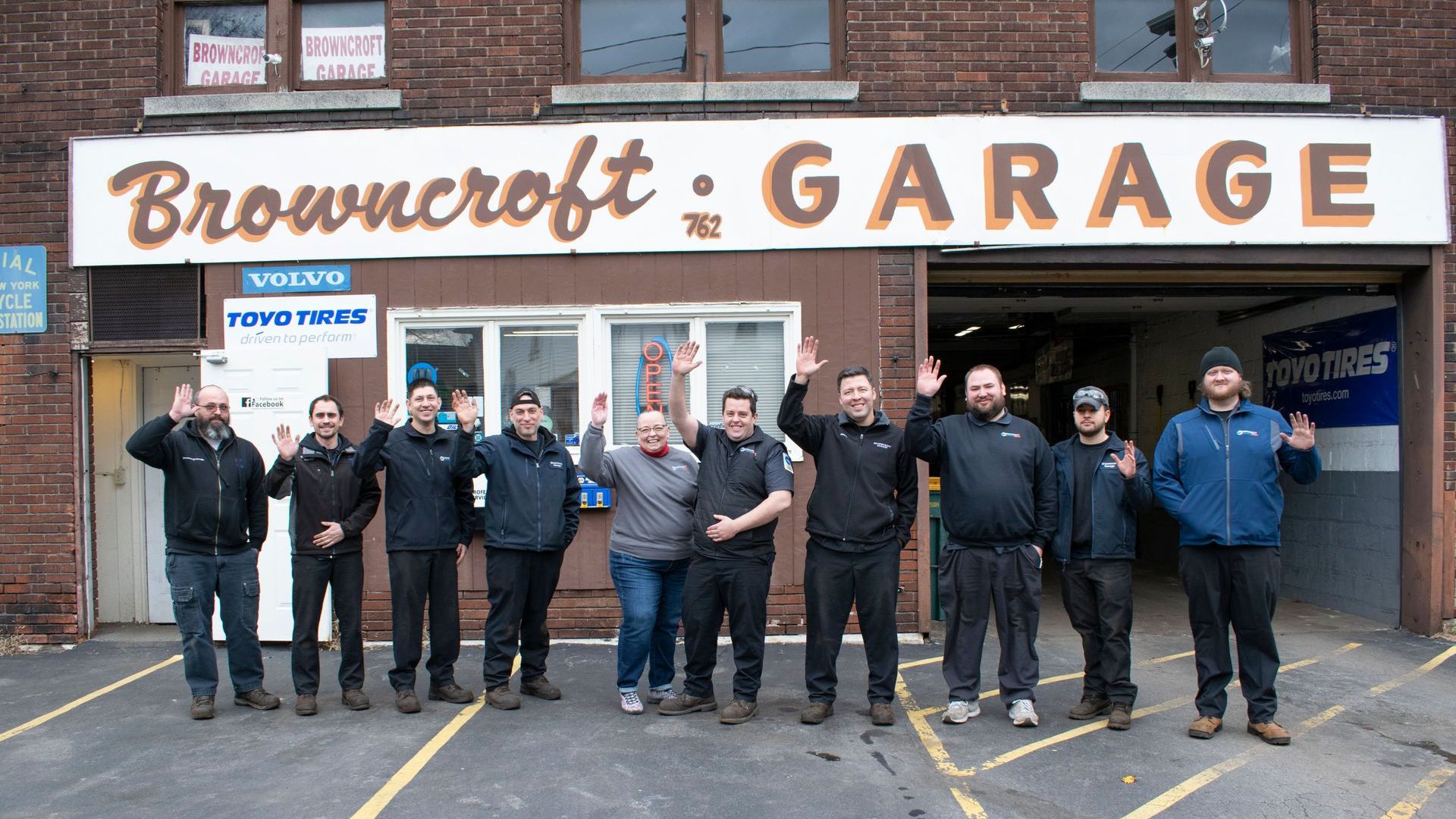 Browncroft Garage Team Photo